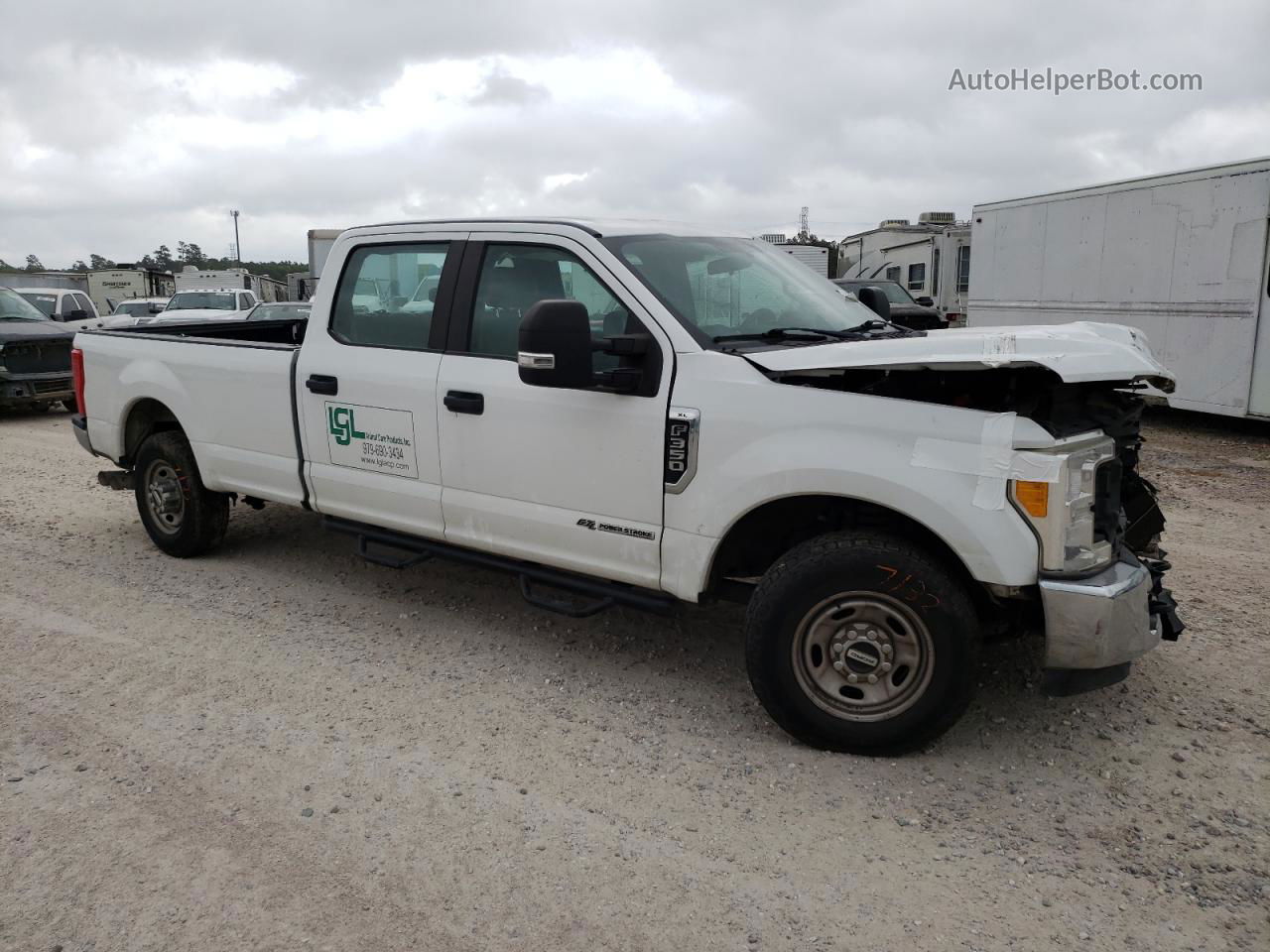 2017 Ford F350 Super Duty White vin: 1FT8W3AT8HED50163