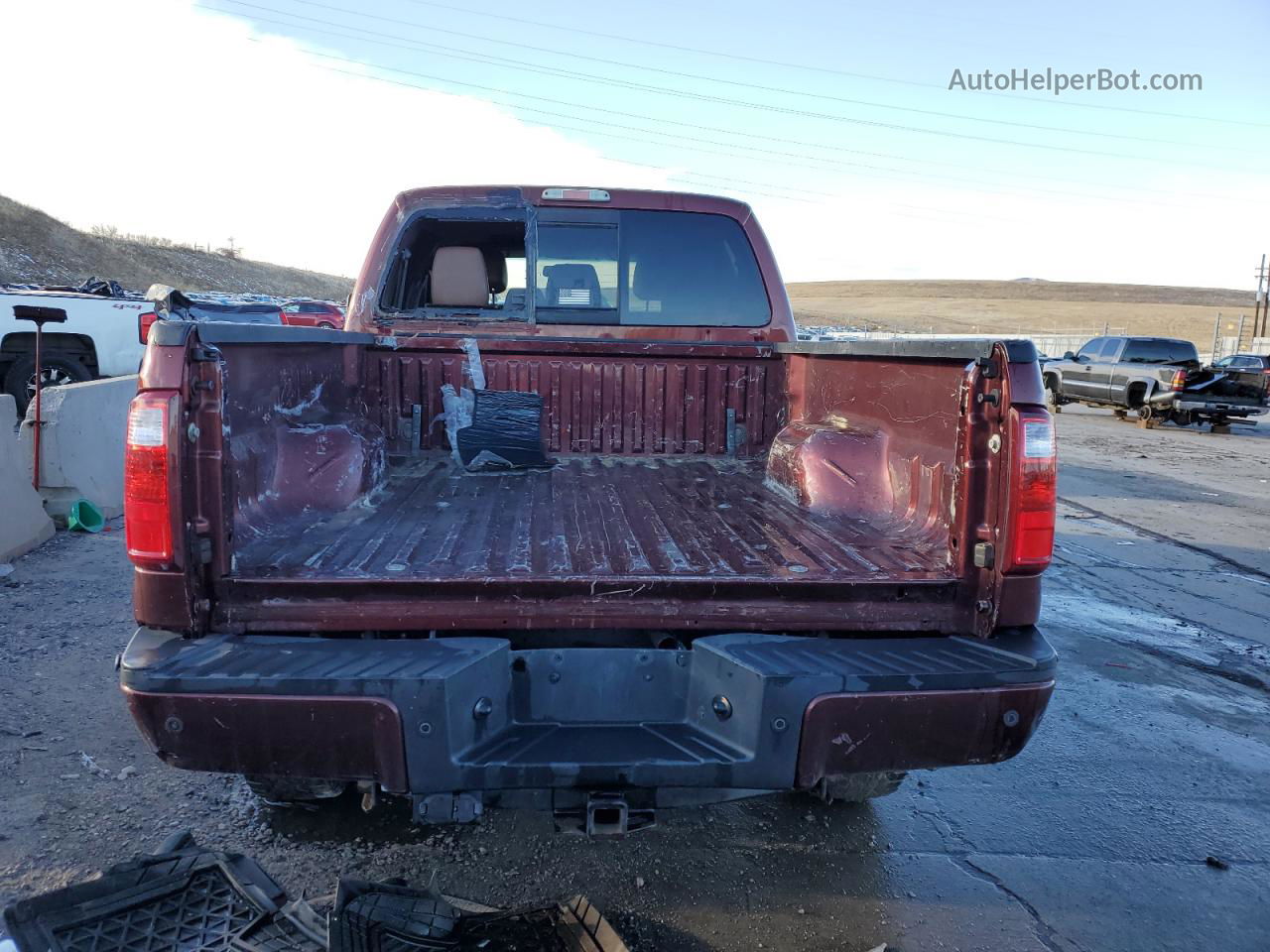 2016 Ford F350 Super Duty Бордовый vin: 1FT8W3B60GEA98643