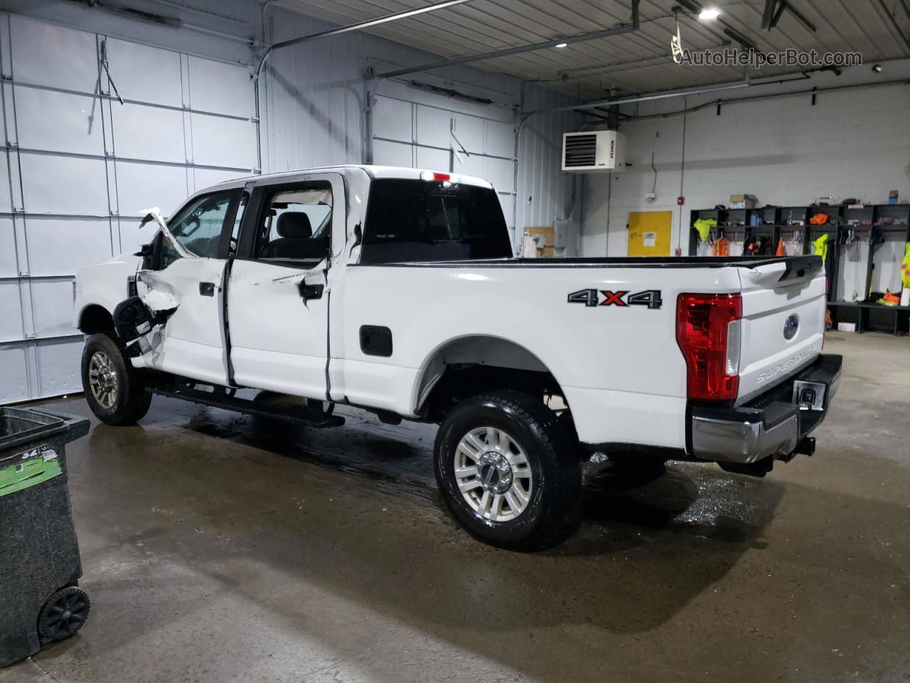 2019 Ford F350 Super Duty White vin: 1FT8W3B61KEC01898