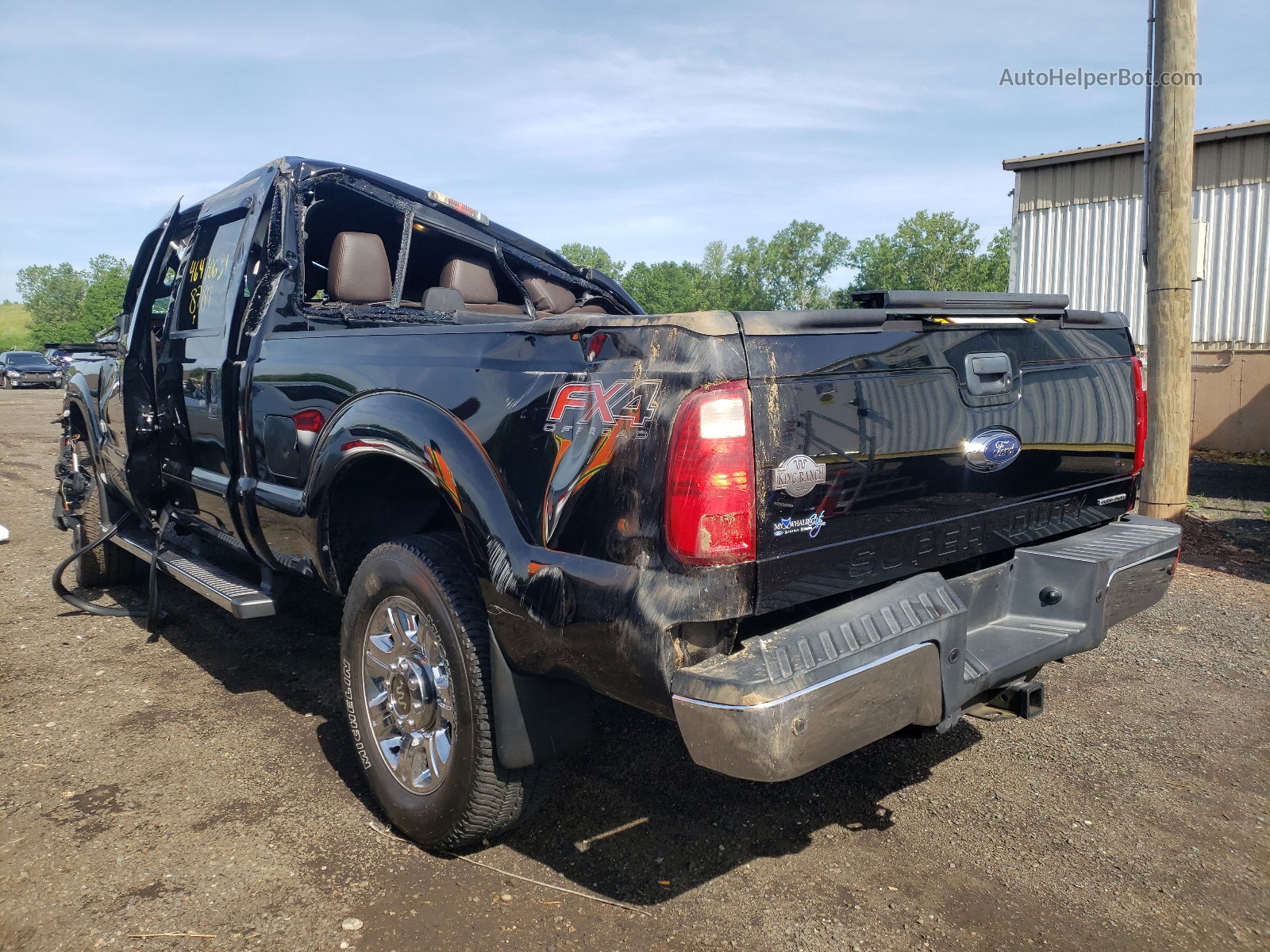 2016 Ford F350 Super Duty Черный vin: 1FT8W3B62GEC65715