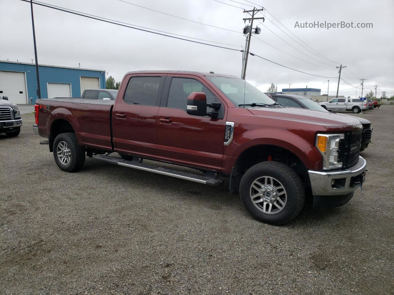 2017 Ford F350 Super Duty Темно-бордовый vin: 1FT8W3B63HED93544