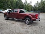 2017 Ford F350 Super Duty Maroon vin: 1FT8W3B63HED93544