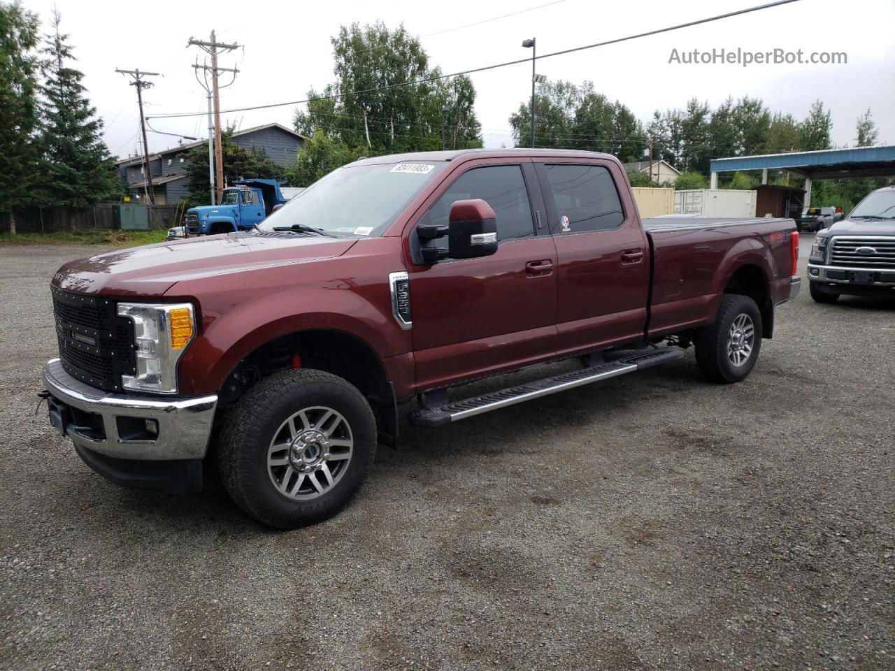 2017 Ford F350 Super Duty Maroon vin: 1FT8W3B63HED93544