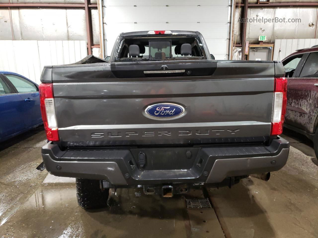 2019 Ford F350 Super Duty Gray vin: 1FT8W3B63KEE34083