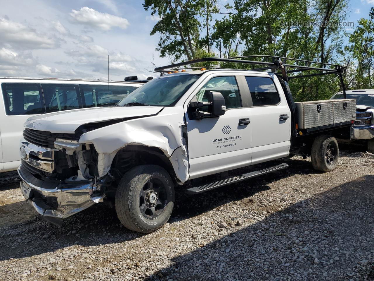 2019 Ford F350 Super Duty White vin: 1FT8W3B64KEF38579