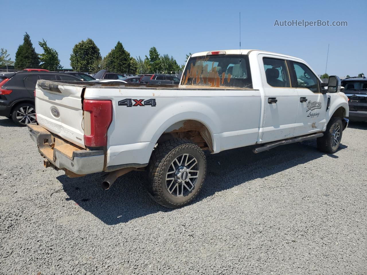 2017 Ford F350 Super Duty White vin: 1FT8W3B65HEB12599