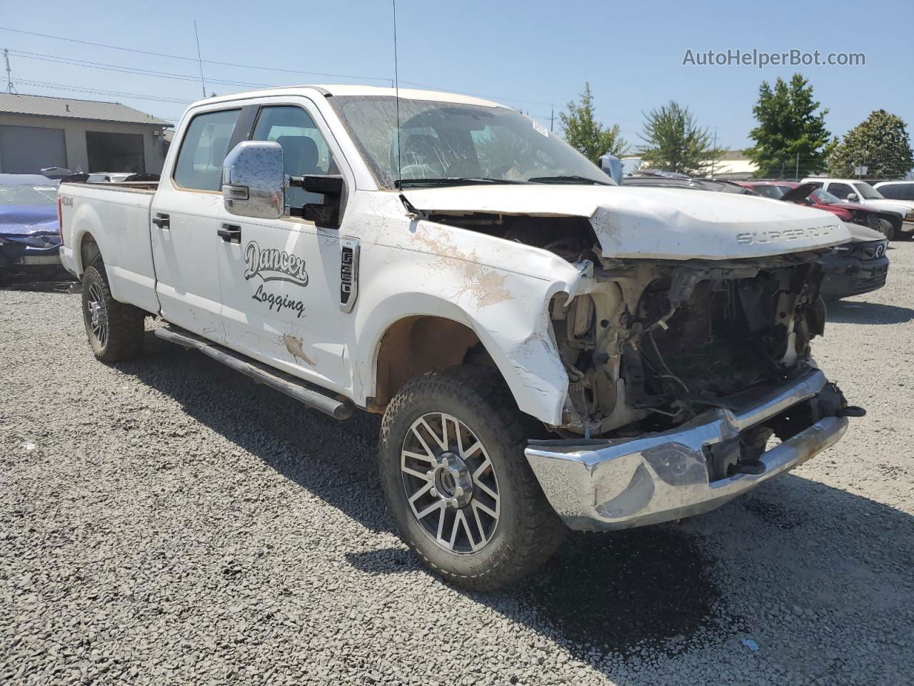 2017 Ford F350 Super Duty White vin: 1FT8W3B65HEB12599