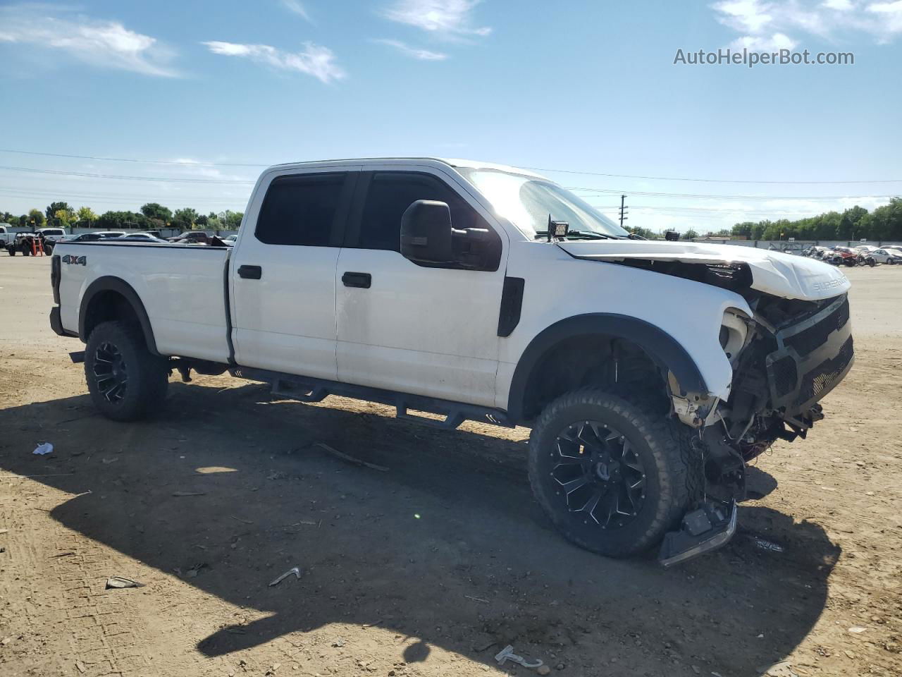 2017 Ford F350 Super Duty White vin: 1FT8W3B65HEF40219