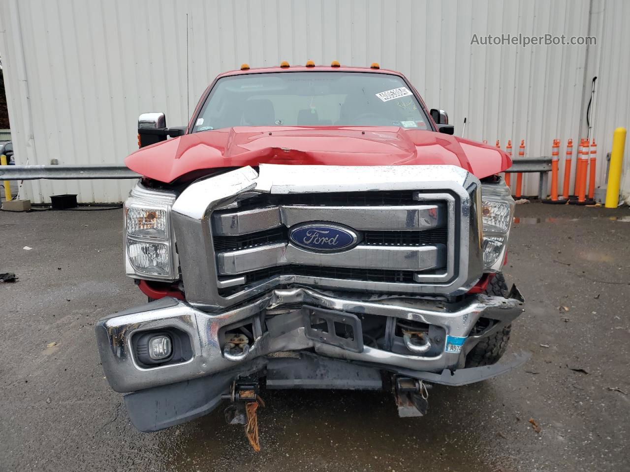 2014 Ford F350 Super Duty Red vin: 1FT8W3B66EEB73021