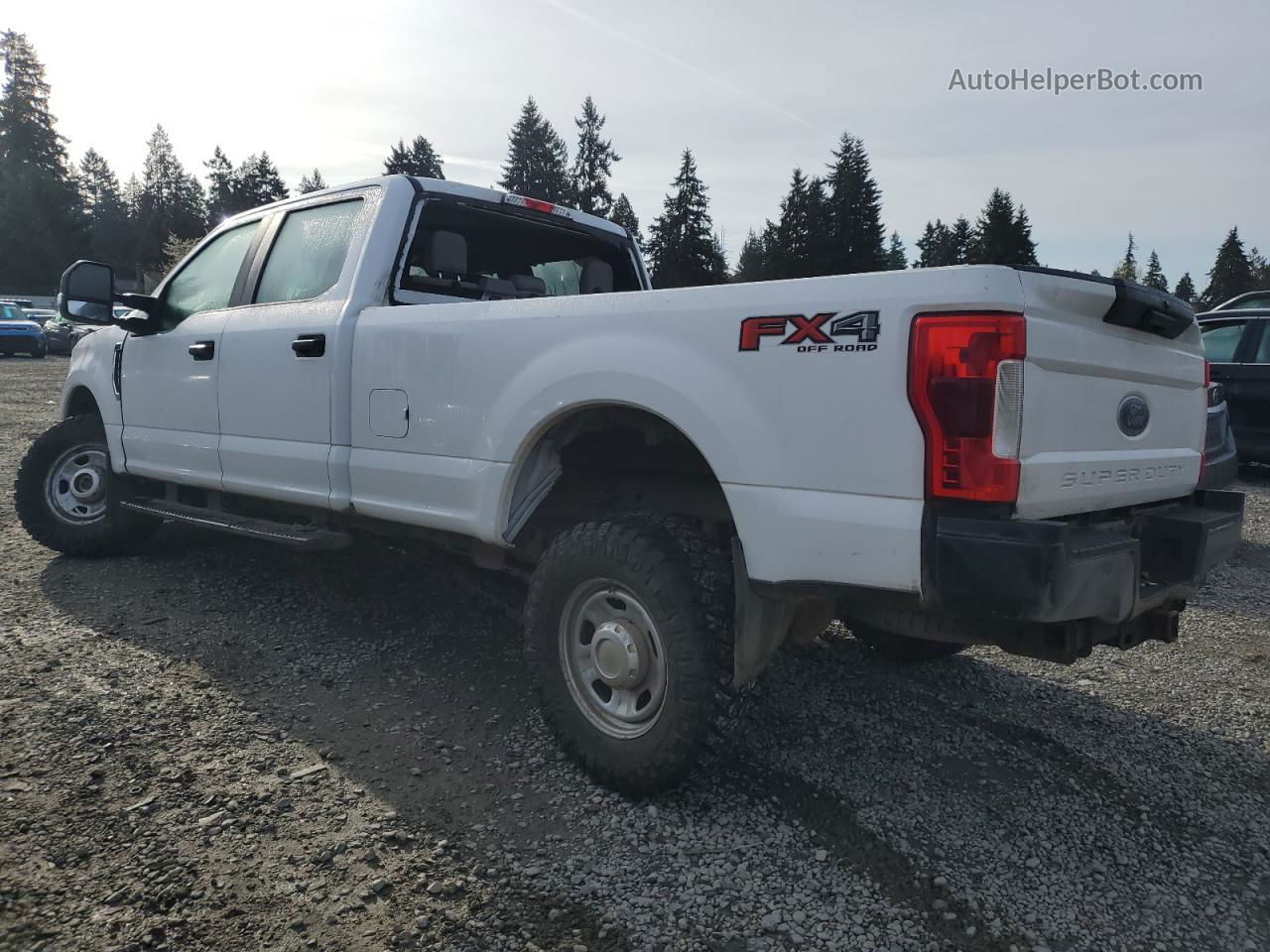 2019 Ford F350 Super Duty White vin: 1FT8W3B66KEG45715