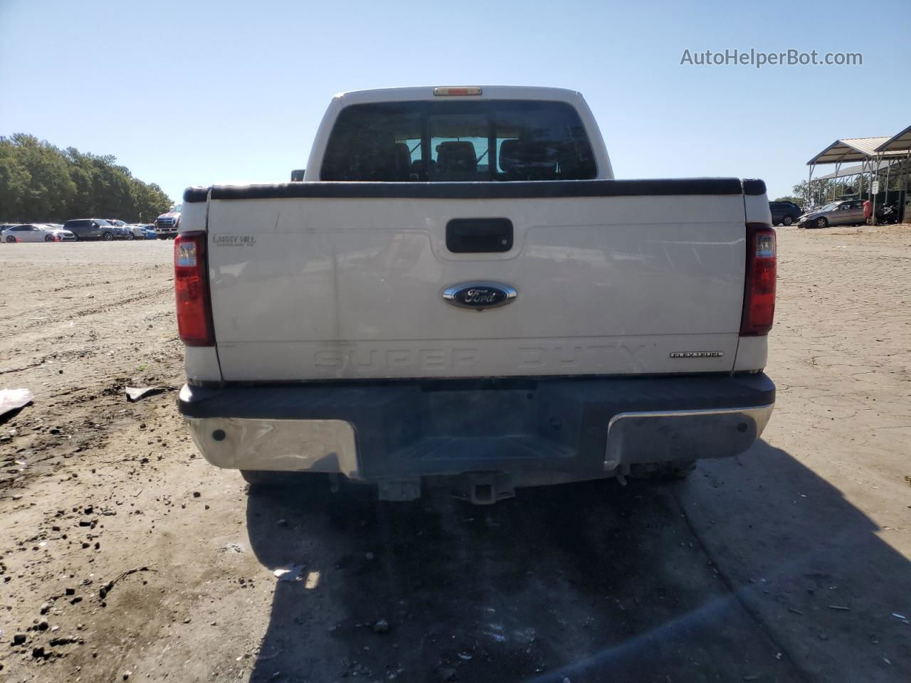 2014 Ford F350 Super Duty White vin: 1FT8W3B67EEA76331