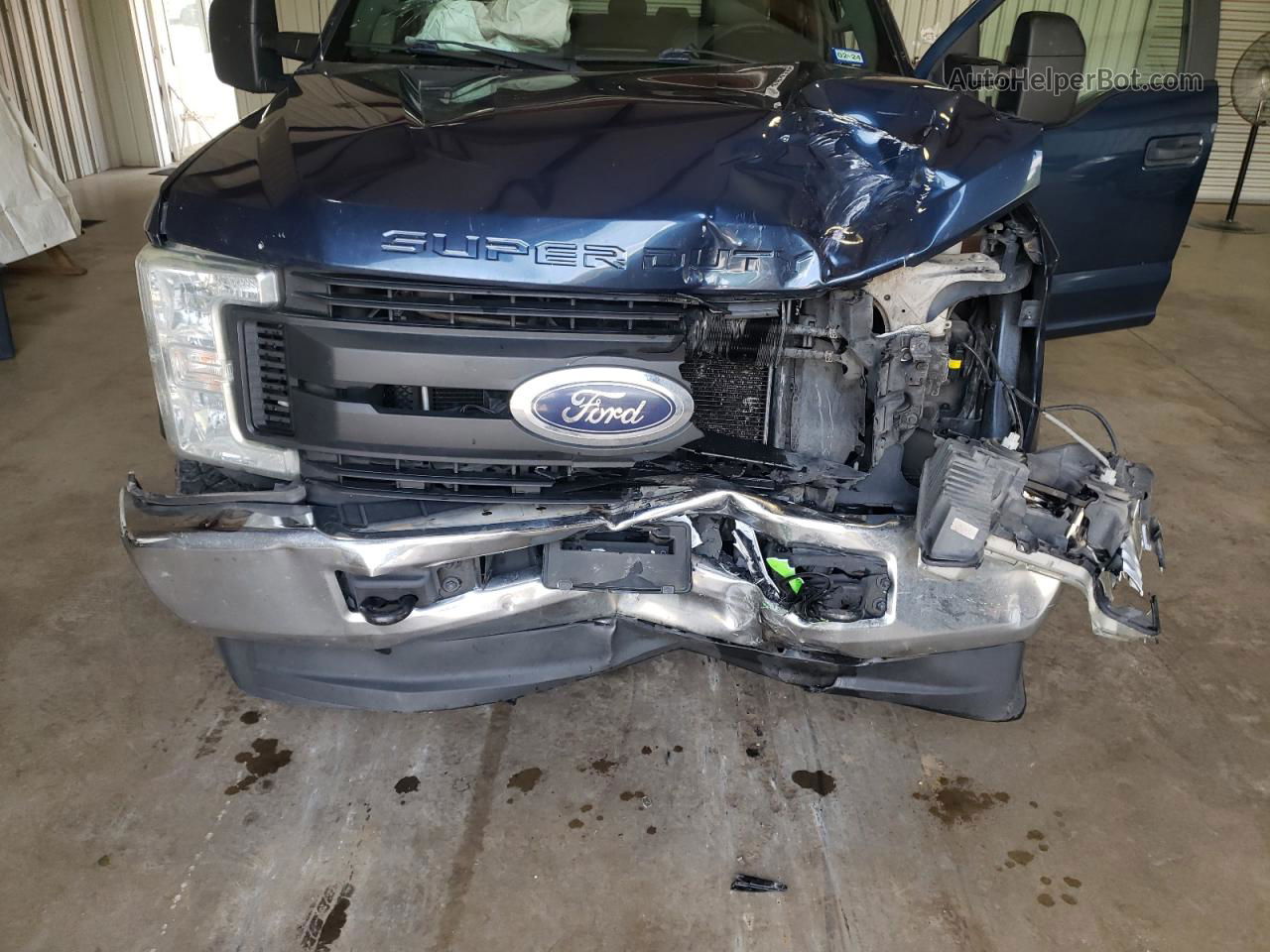 2017 Ford F350 Super Duty Blue vin: 1FT8W3B68HEC14382