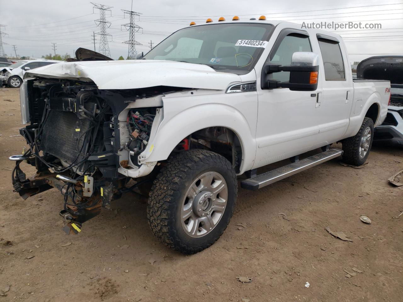 2016 Ford F350 Super Duty White vin: 1FT8W3B69GEC11747