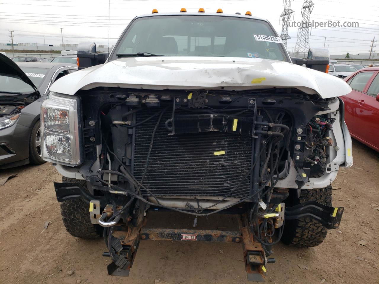 2016 Ford F350 Super Duty White vin: 1FT8W3B69GEC11747