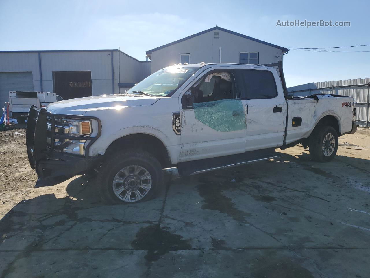 2020 Ford F350 Super Duty White vin: 1FT8W3B69LEC84689