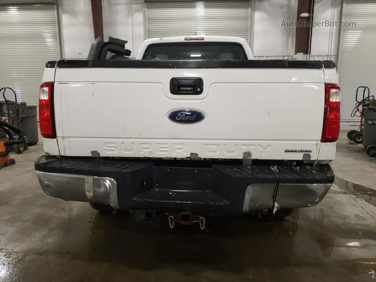 2014 Ford F350 Super Duty White vin: 1FT8W3B6XEEA59149