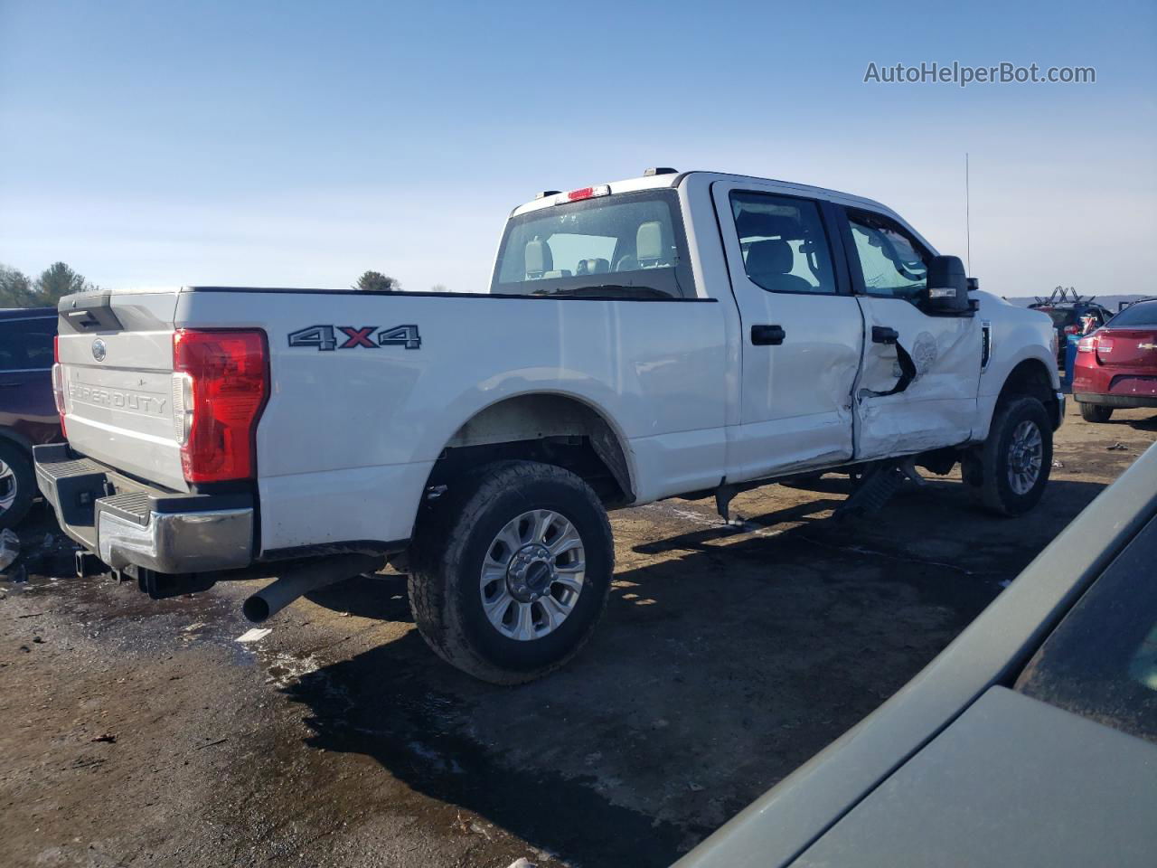 2020 Ford F350 Super Duty White vin: 1FT8W3B6XLED68908