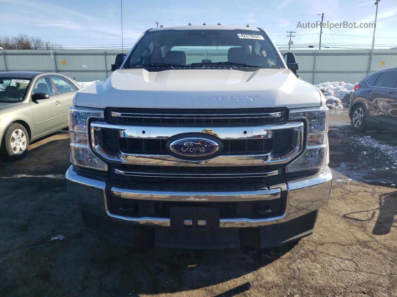 2020 Ford F350 Super Duty White vin: 1FT8W3B6XLED68908