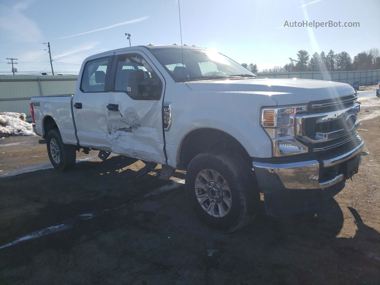 2020 Ford F350 Super Duty White vin: 1FT8W3B6XLED68908