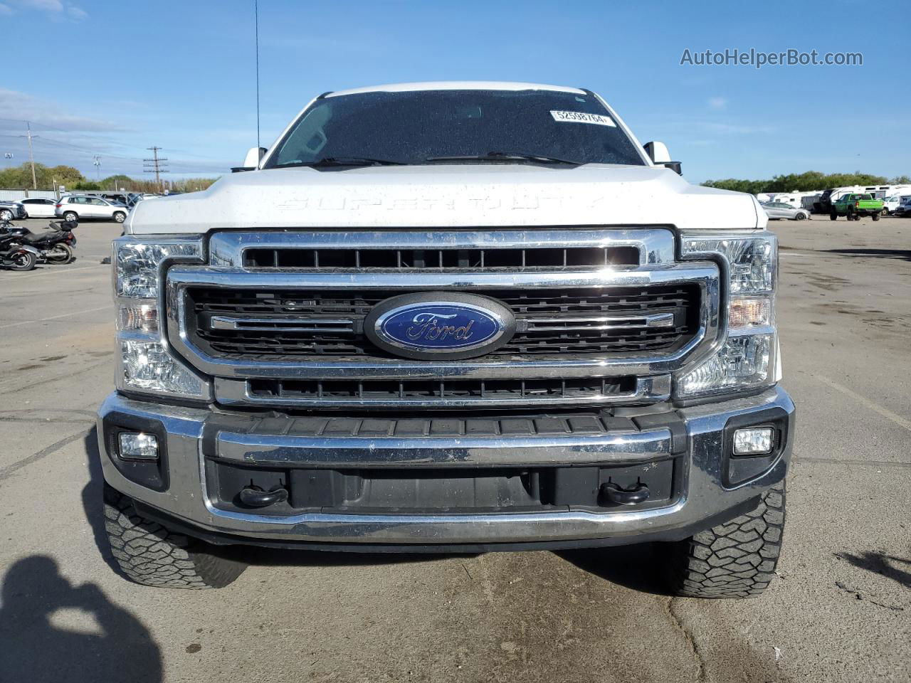 2020 Ford F350 Super Duty White vin: 1FT8W3BN8LEC42831