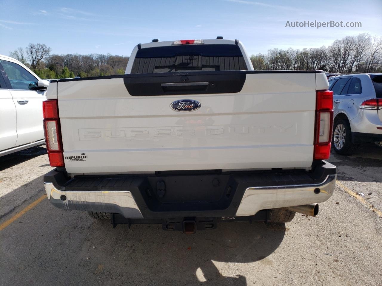 2020 Ford F350 Super Duty White vin: 1FT8W3BN9LEE44349