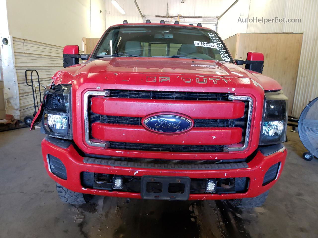 2014 Ford F350 Super Duty Red vin: 1FT8W3BT0EEA15621