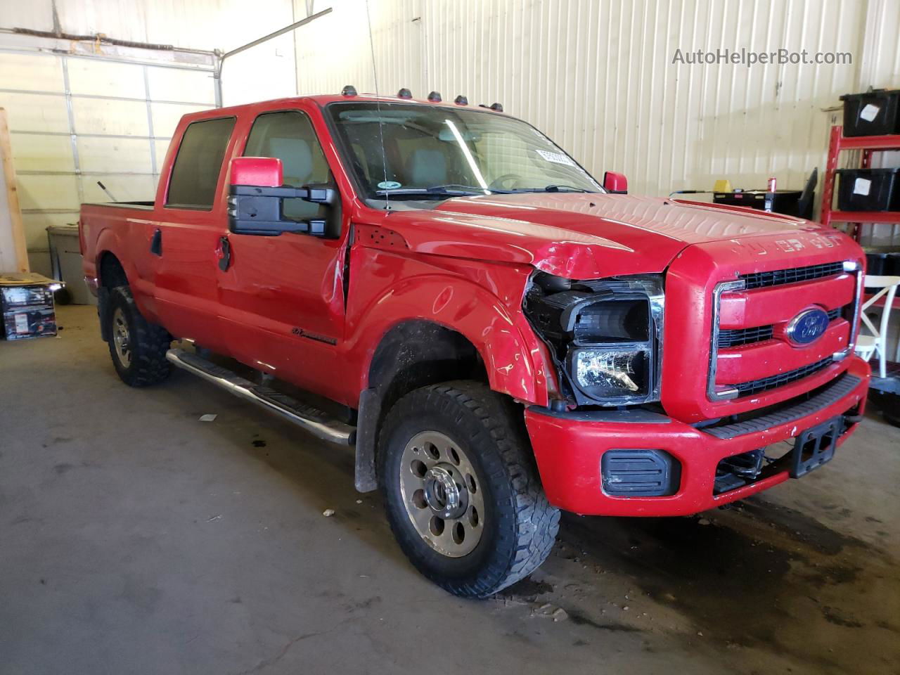 2014 Ford F350 Super Duty Red vin: 1FT8W3BT0EEA15621