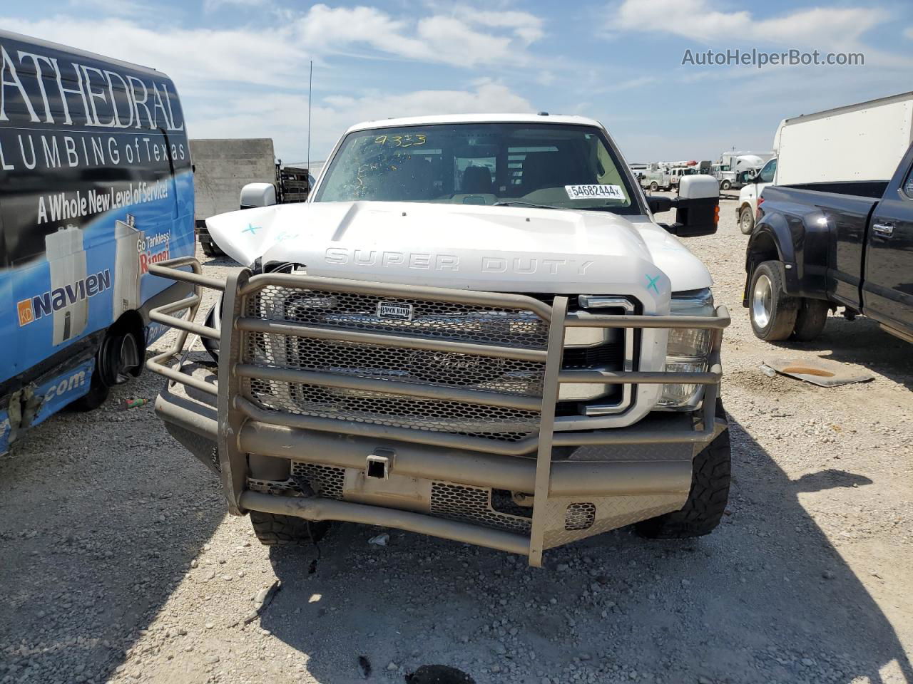 2014 Ford F350 Super Duty White vin: 1FT8W3BT0EEA41619