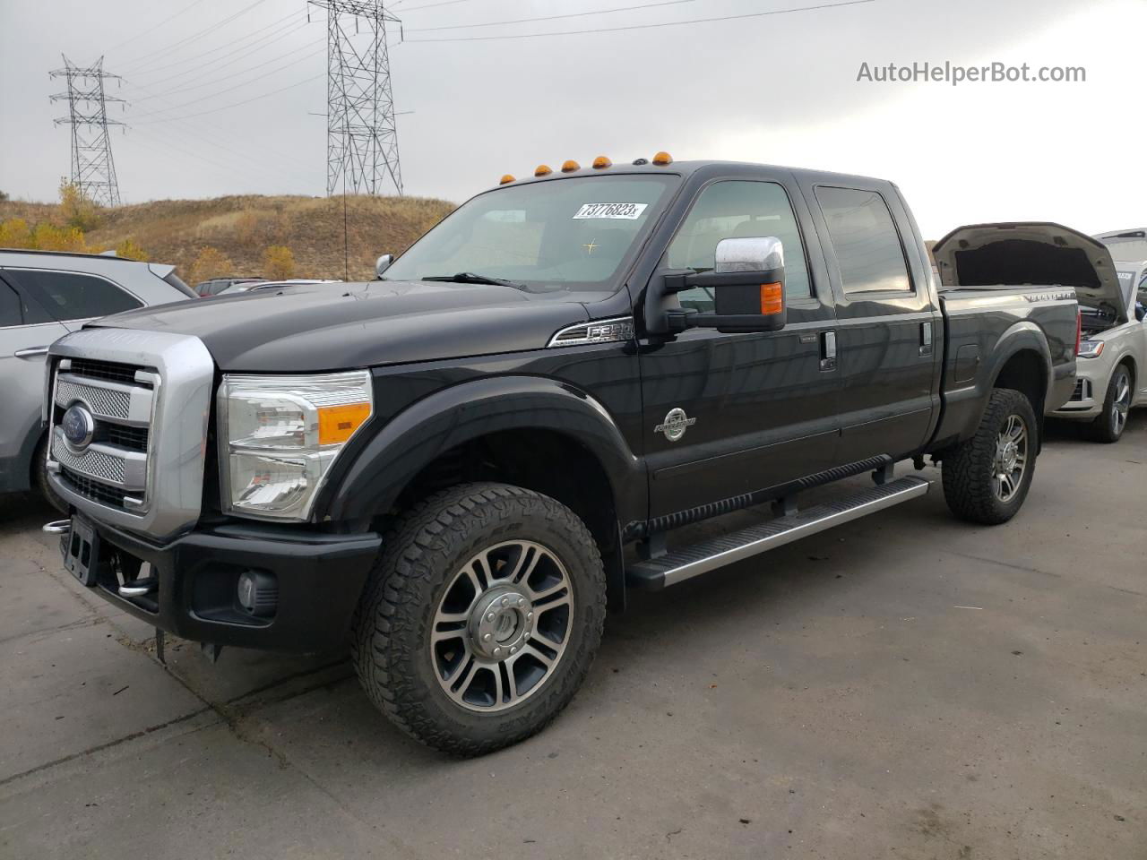 2014 Ford F350 Super Duty Угольный vin: 1FT8W3BT0EEA73518