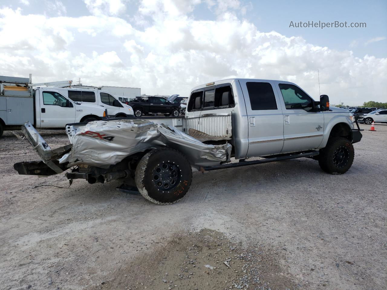 2014 Ford F350 Super Duty Silver vin: 1FT8W3BT0EEA77956