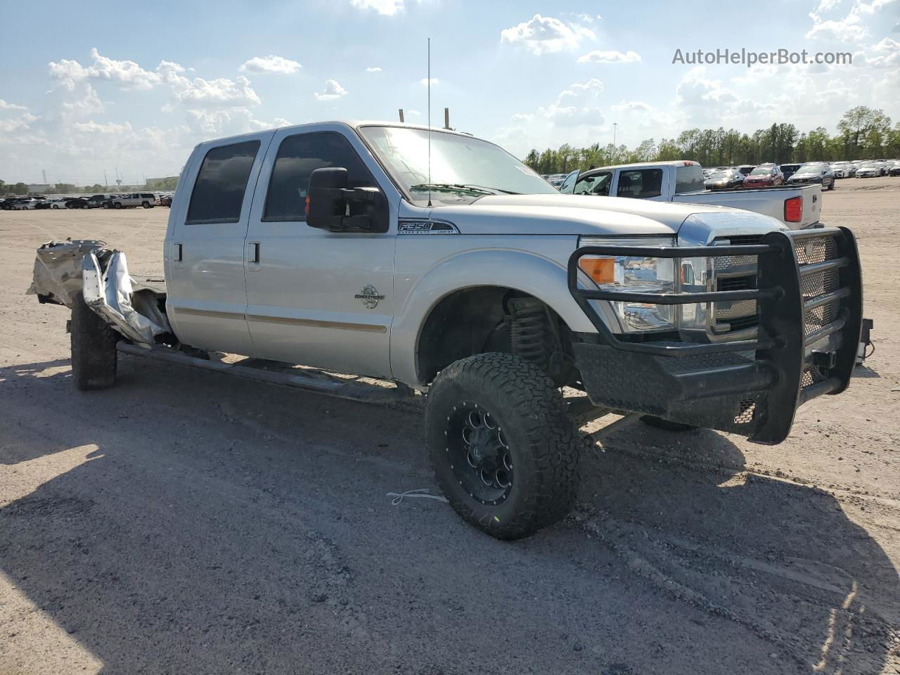 2014 Ford F350 Super Duty Серебряный vin: 1FT8W3BT0EEA77956