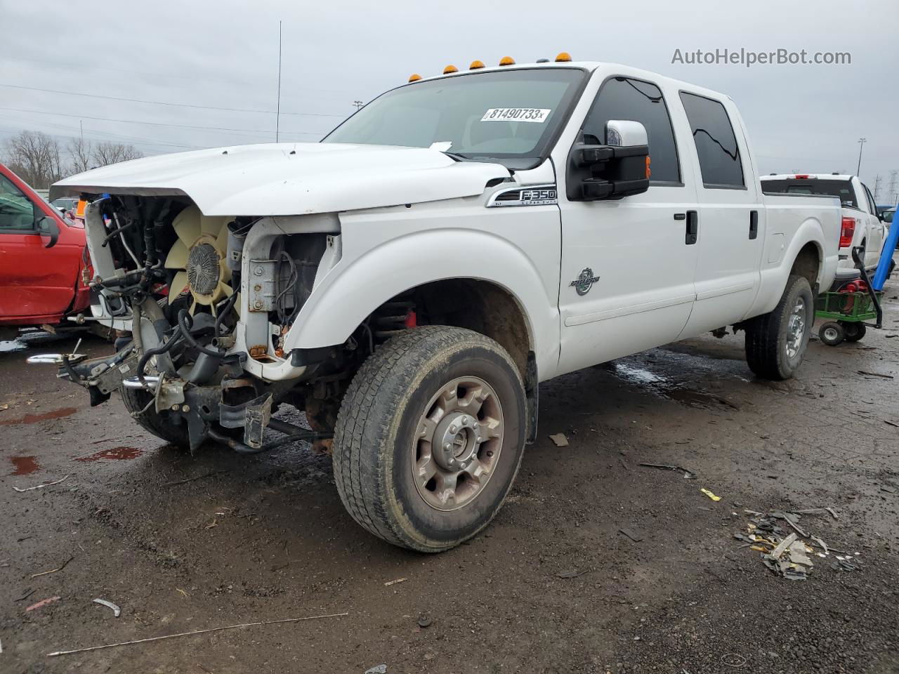 2016 Ford F350 Super Duty White vin: 1FT8W3BT0GEC68702