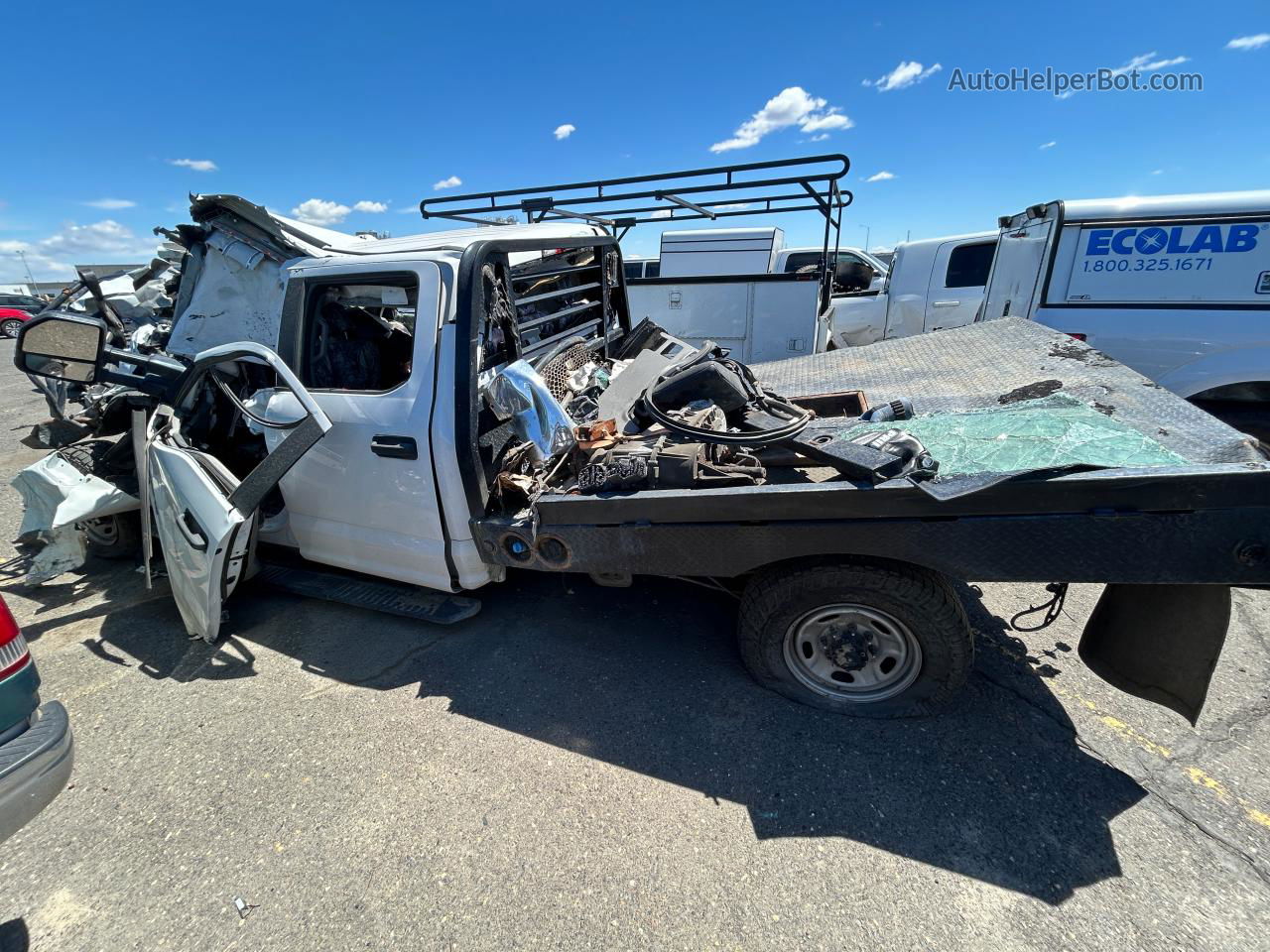 2017 Ford F350 Super Duty White vin: 1FT8W3BT0HEC55806