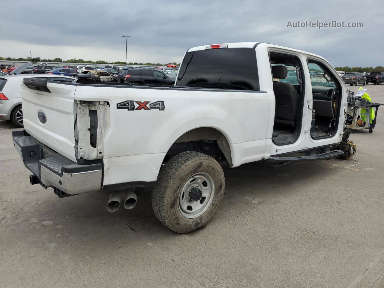 2019 Ford F350 Super Duty White vin: 1FT8W3BT0KEE34922