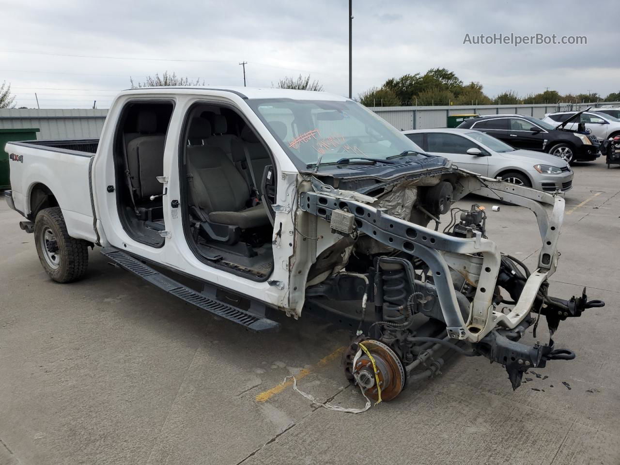 2019 Ford F350 Super Duty White vin: 1FT8W3BT0KEE34922