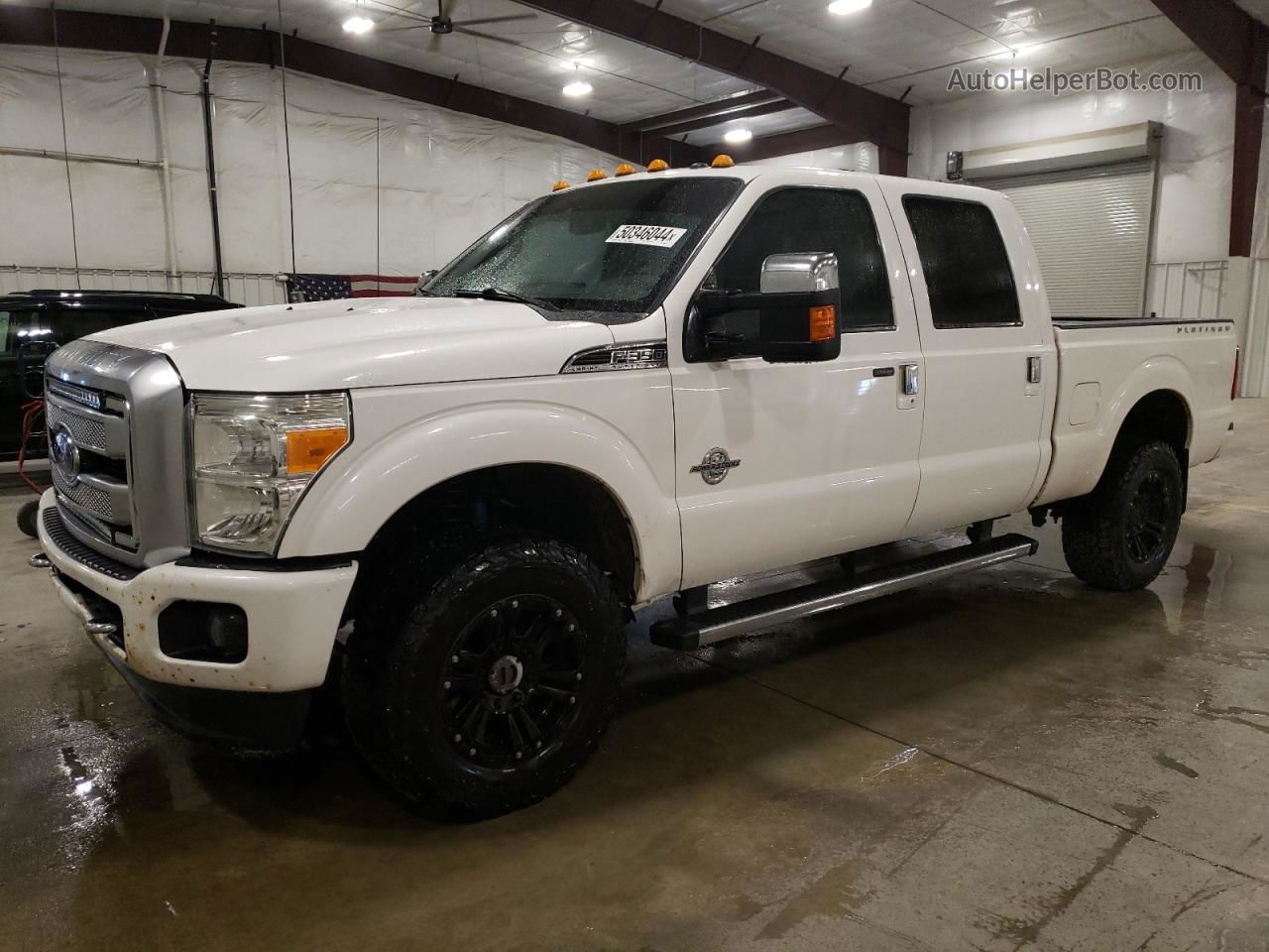 2014 Ford F350 Super Duty Белый vin: 1FT8W3BT1EEA09987