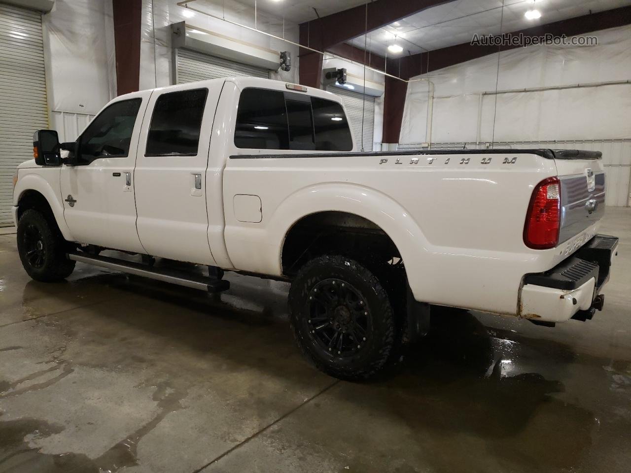 2014 Ford F350 Super Duty White vin: 1FT8W3BT1EEA09987