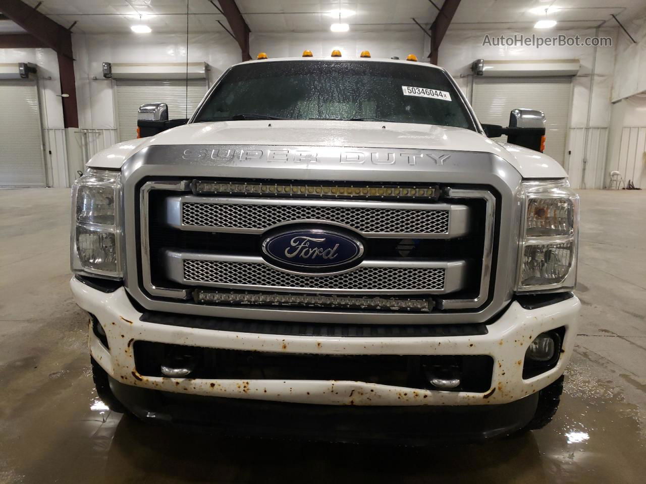 2014 Ford F350 Super Duty White vin: 1FT8W3BT1EEA09987