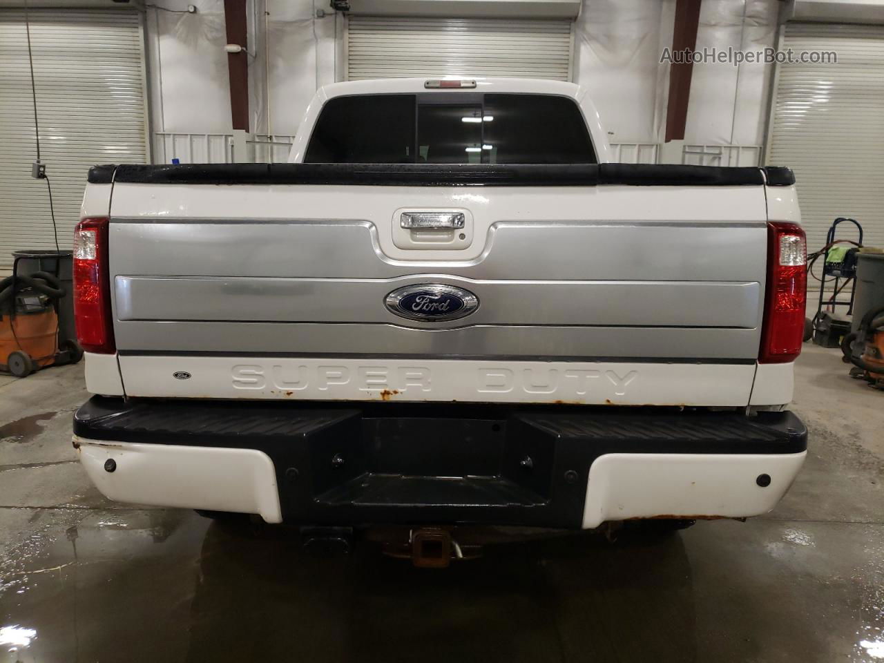 2014 Ford F350 Super Duty White vin: 1FT8W3BT1EEA09987