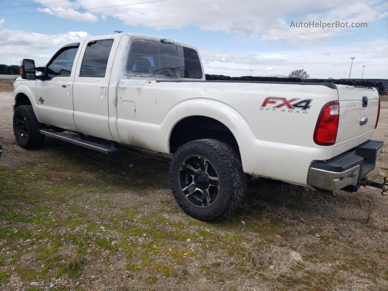 2014 Ford F350 Super Duty White vin: 1FT8W3BT1EEA21606