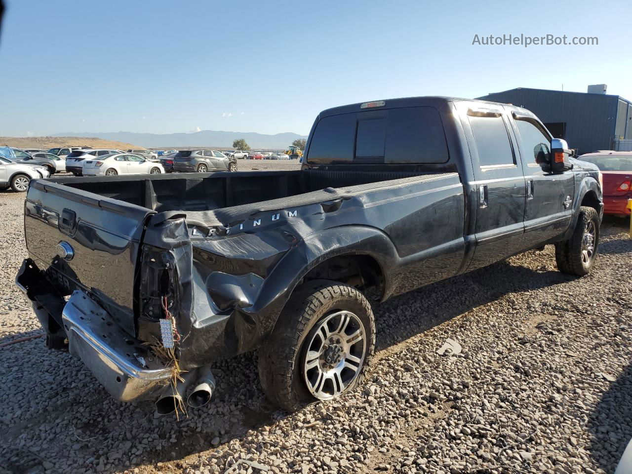 2014 Ford F350 Super Duty Black vin: 1FT8W3BT1EEA58834