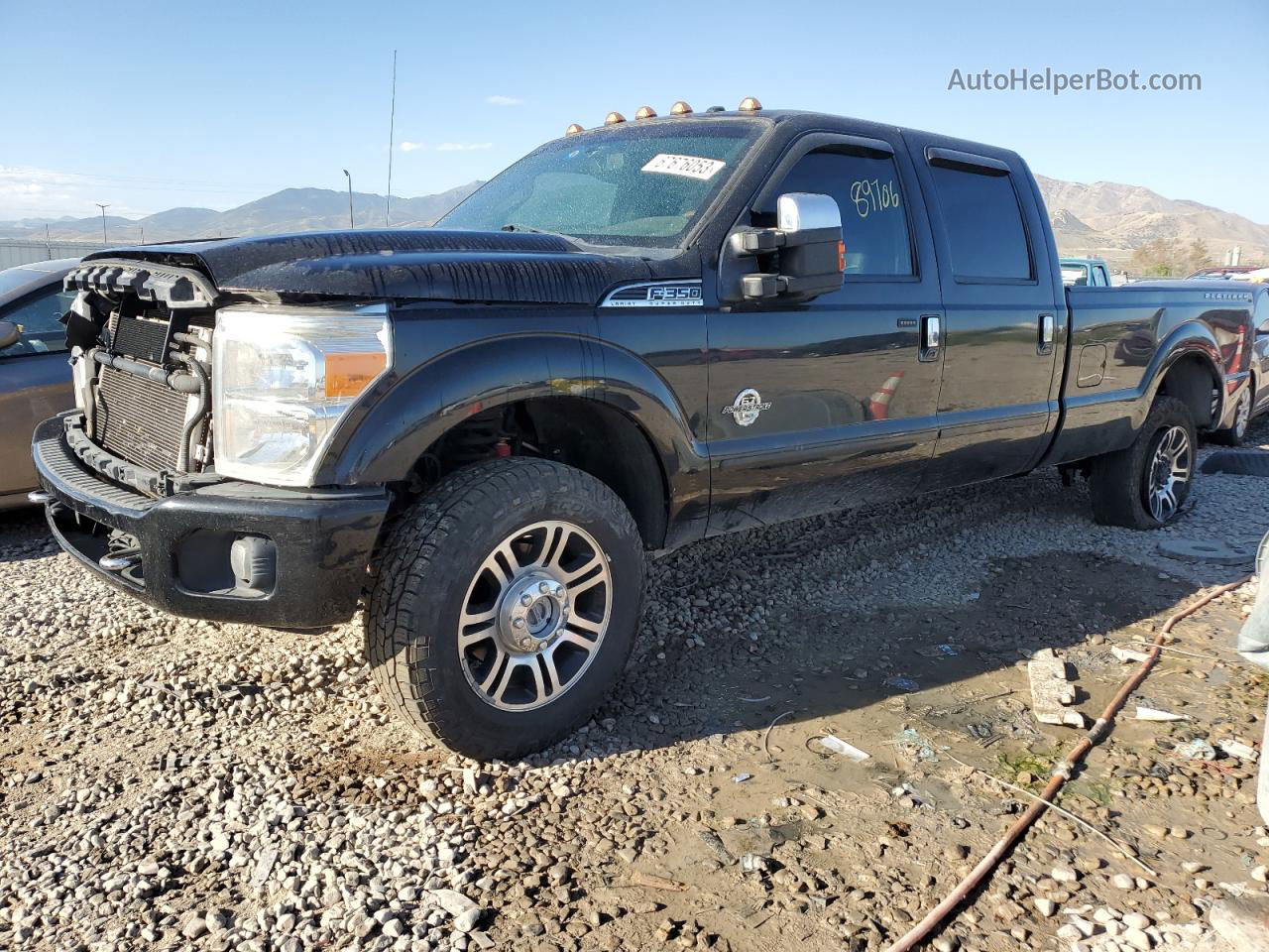 2014 Ford F350 Super Duty Черный vin: 1FT8W3BT1EEA58834