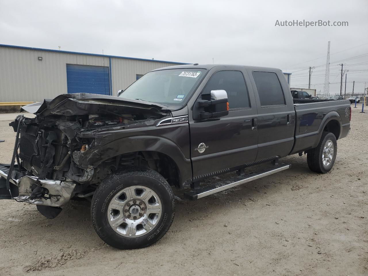 2016 Ford F350 Super Duty Серый vin: 1FT8W3BT1GEB50030