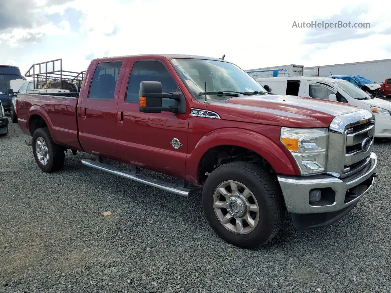 2016 Ford F350 Super Duty Red vin: 1FT8W3BT1GEC22666