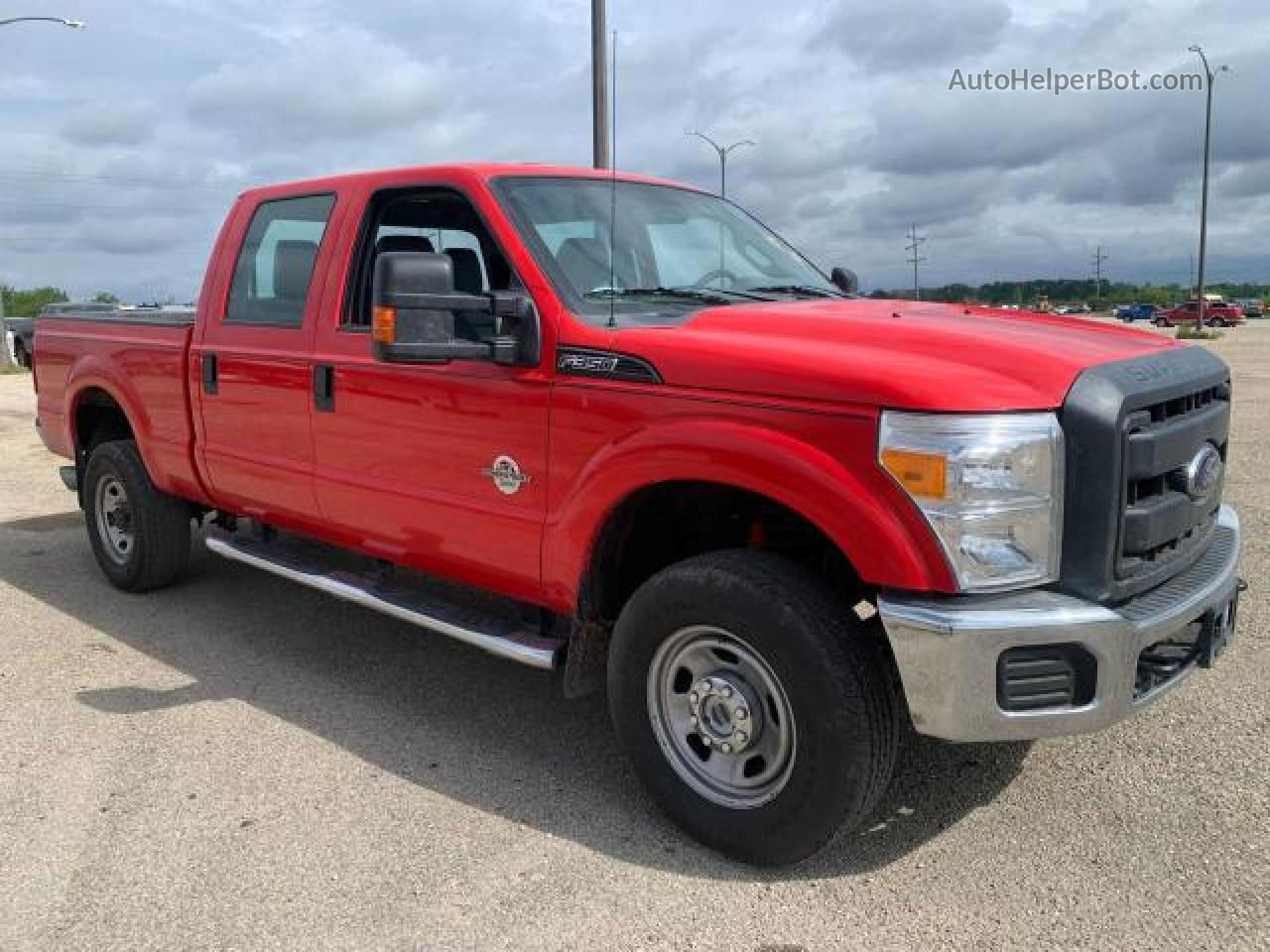 2016 Ford F350 Super Duty Красный vin: 1FT8W3BT1GEC73813