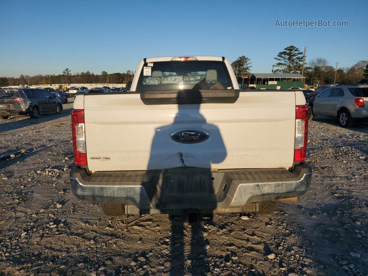 2019 Ford F350 Super Duty White vin: 1FT8W3BT1KEC99627