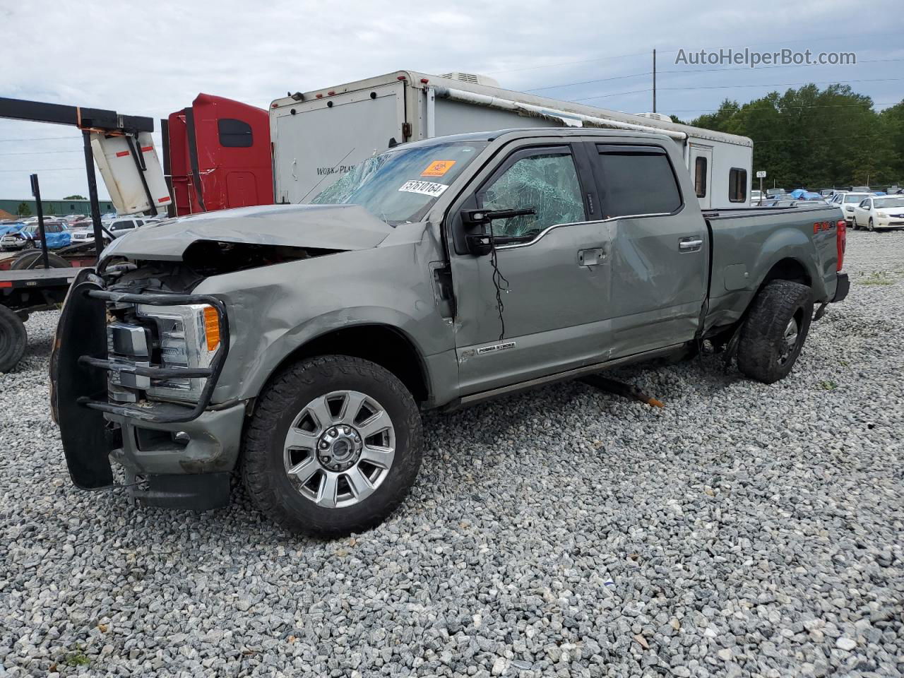 2019 Ford F350 Super Duty Gray vin: 1FT8W3BT1KEE80856