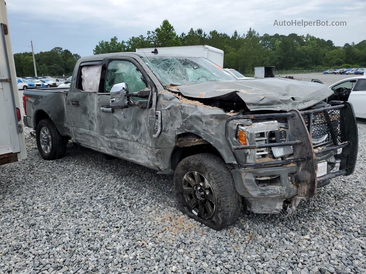 2019 Ford F350 Super Duty Gray vin: 1FT8W3BT1KEE80856