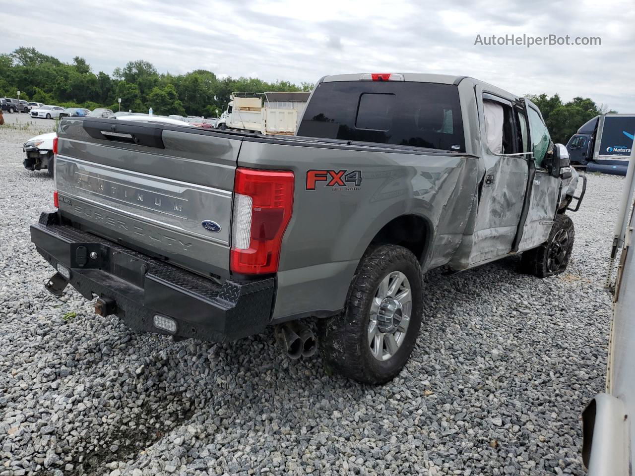 2019 Ford F350 Super Duty Gray vin: 1FT8W3BT1KEE80856