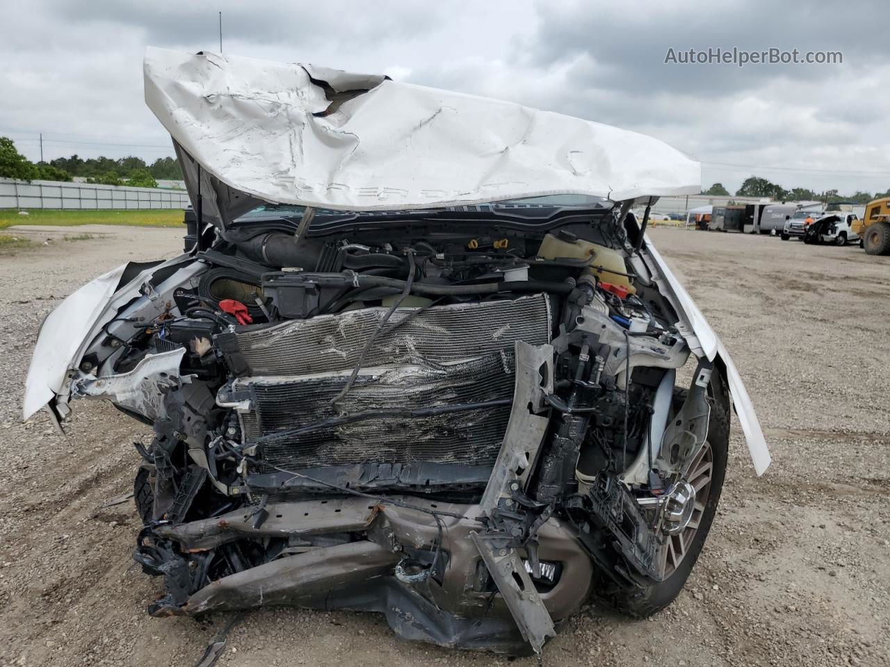 2019 Ford F350 Super Duty White vin: 1FT8W3BT1KEG85688